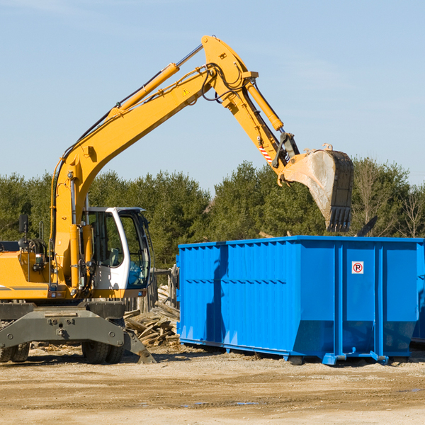 can i choose the location where the residential dumpster will be placed in Wyoming